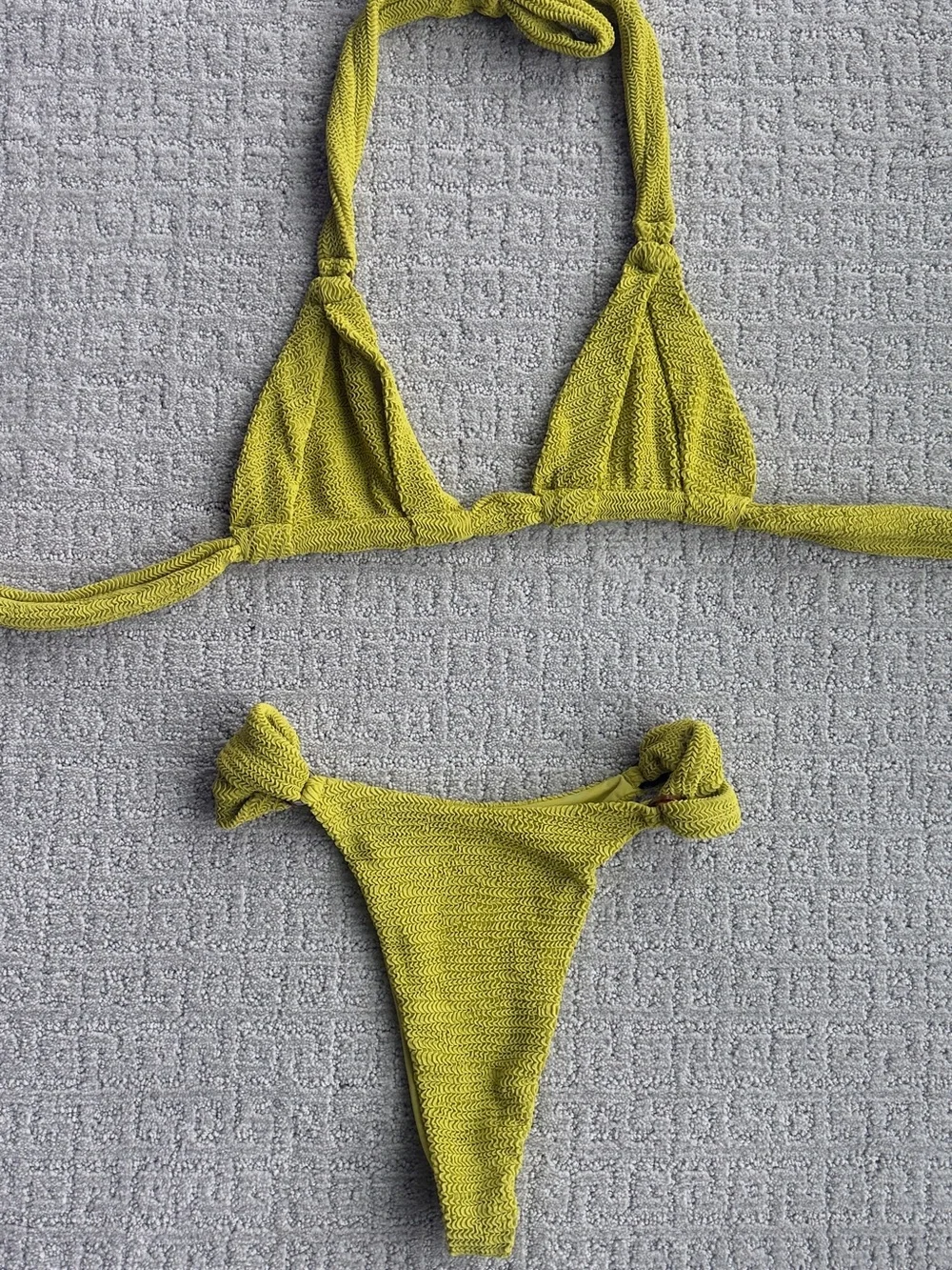 Monday Swimwear  - Lemongrass Crinkle Top